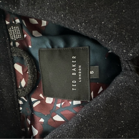 Ted Baker Wool Jacket With Buttons - Picture 7 of 8